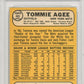 1968 Topps Tommie Agee #465 PSA 8