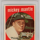 1959 Topps Mickey Mantle #10 PSA 8