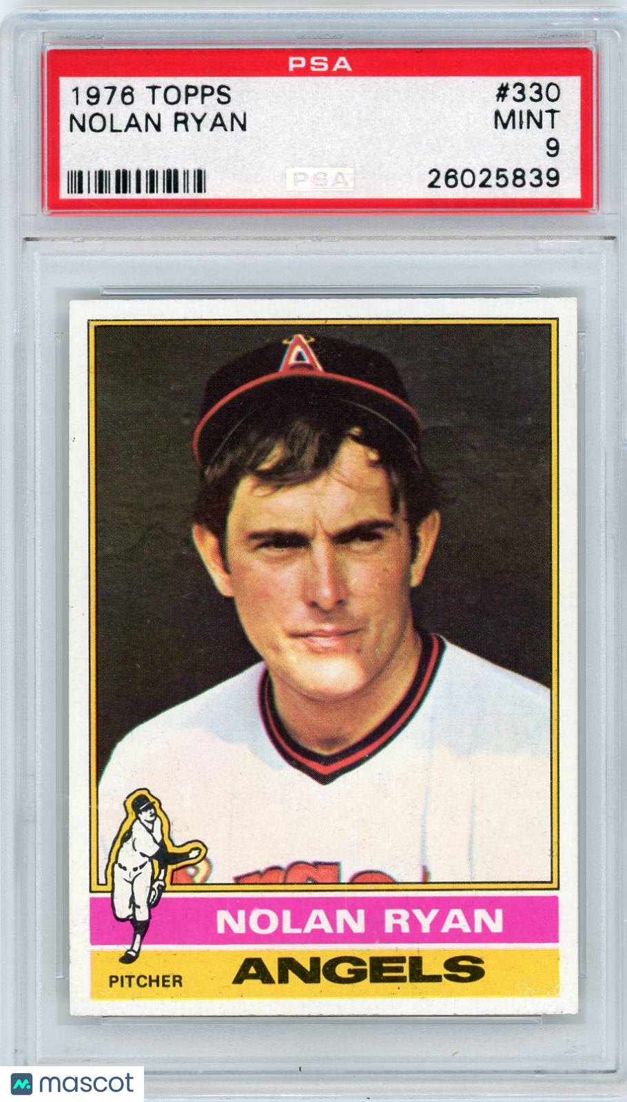 1976 Topps Nolan Ryan #330 PSA 9