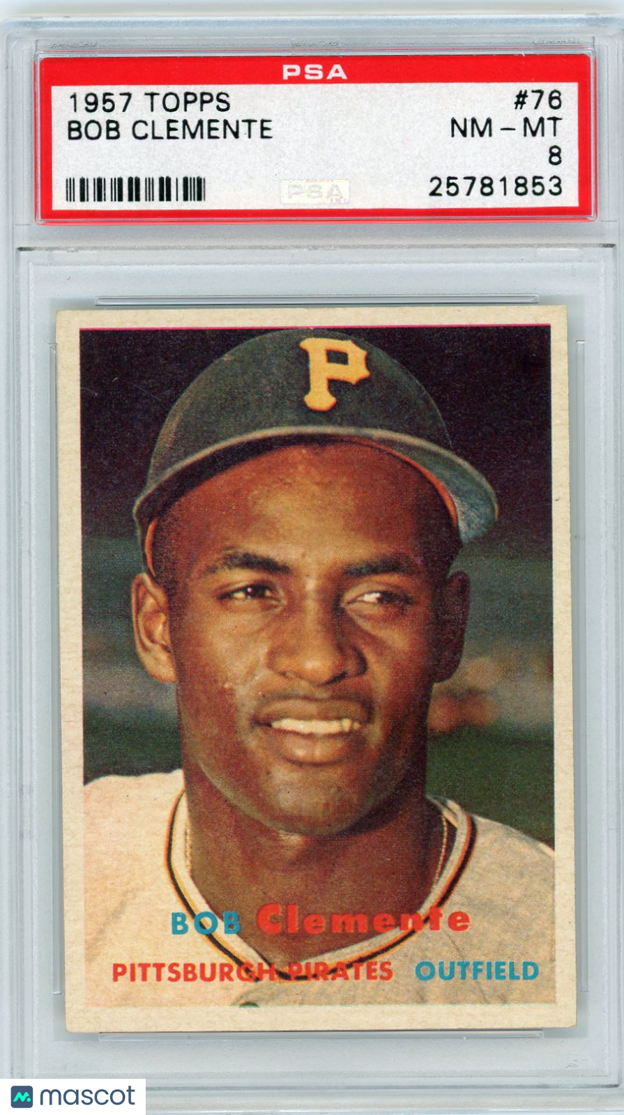 1957 Topps Bob Clemente #76 PSA 8