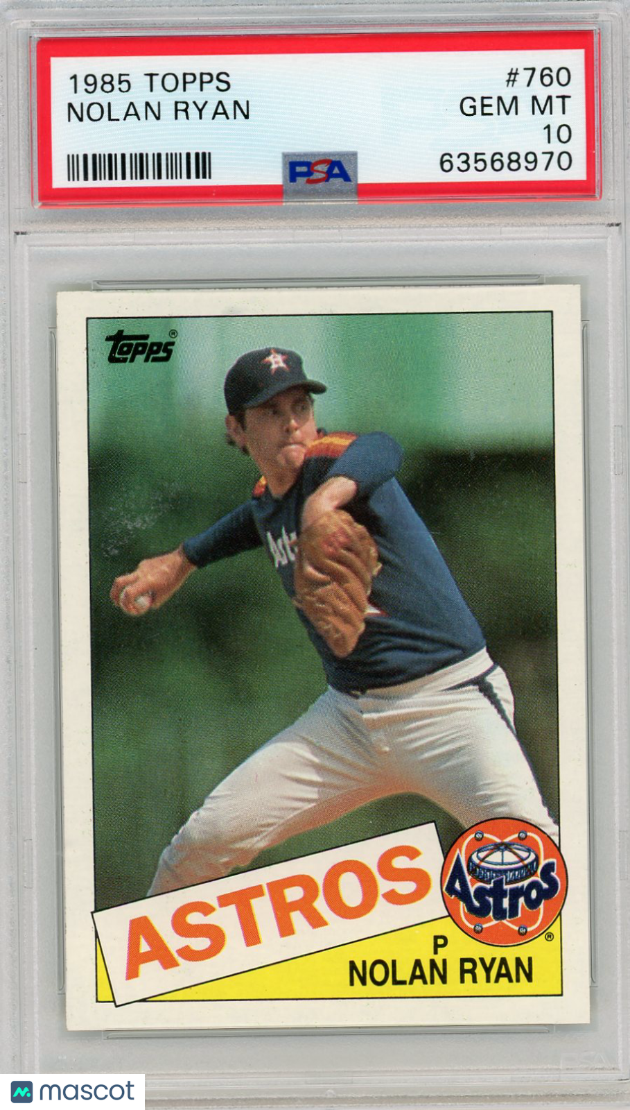 1985 Topps Nolan Ryan #760 PSA 10