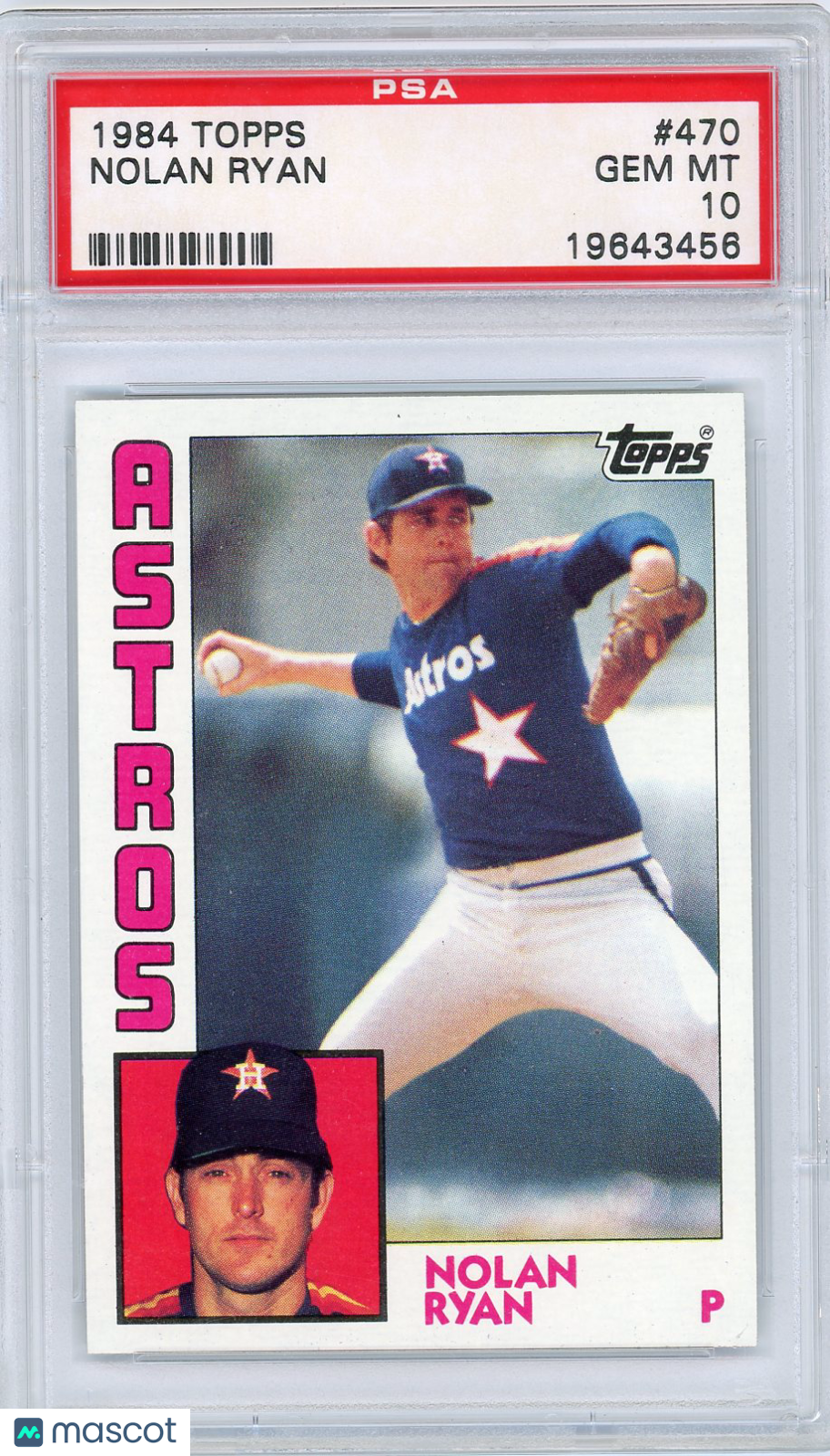 1984 Topps Nolan Ryan #470 PSA 10