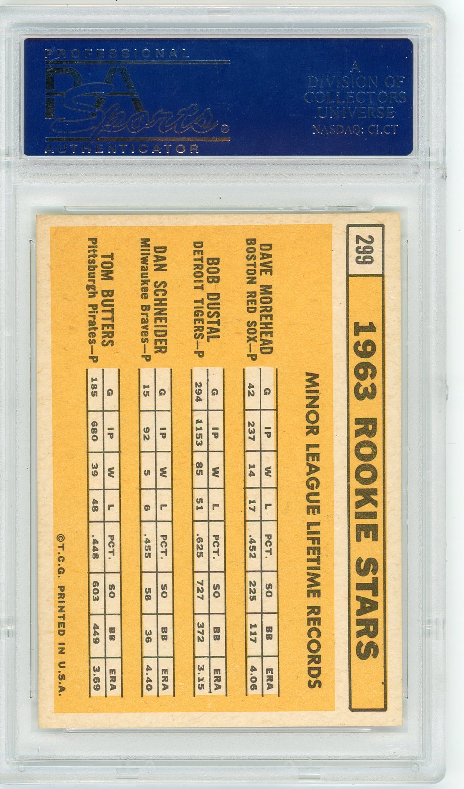 1963 Topps 1963 Rookie Stars #299 PSA 9