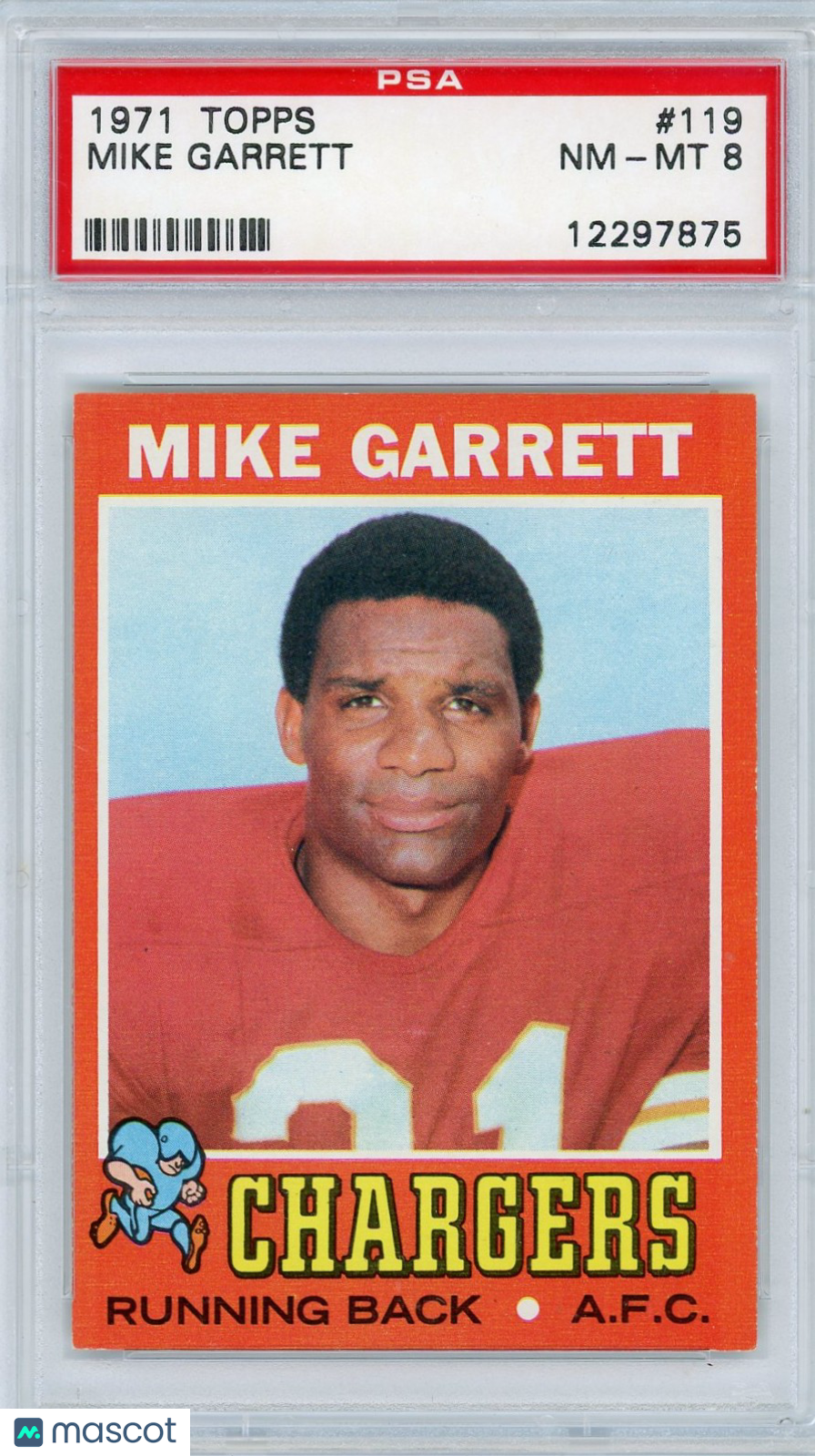 1971 Topps Mike Garrett #119 PSA 8