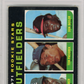 1971 Topps Major League RKS. #709 Baker Paciorek Baylor PSA 4