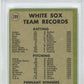 1971 Topps White Sox Team #289 PSA 9 Oc