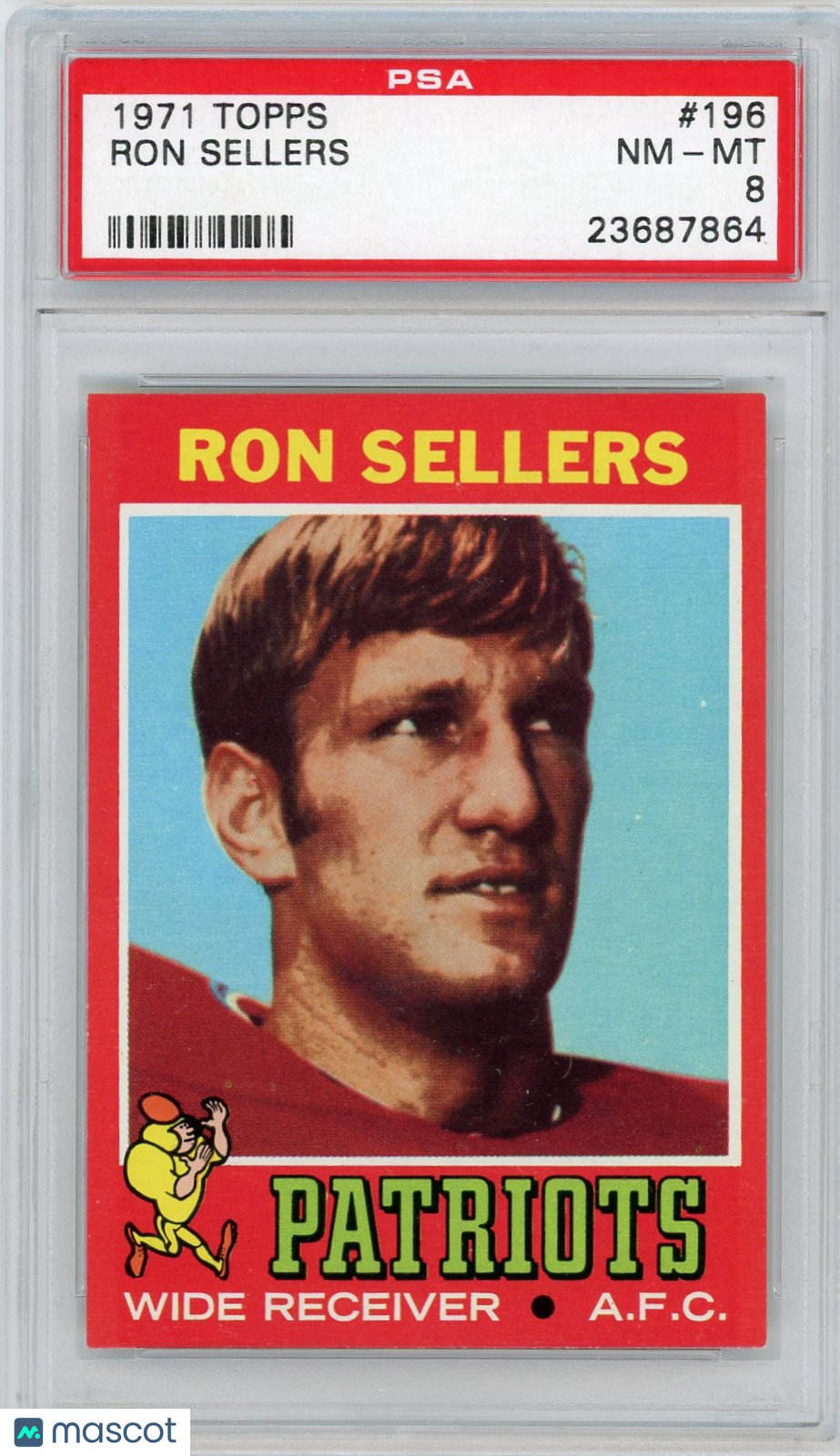 1971 Topps Ron Sellers #196 PSA 8