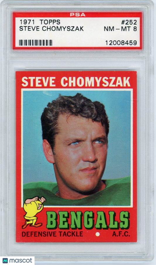 1971 Topps Steve Chomyszak #252 PSA 8