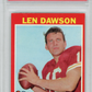1971 Topps Len Dawson #180 PSA 7