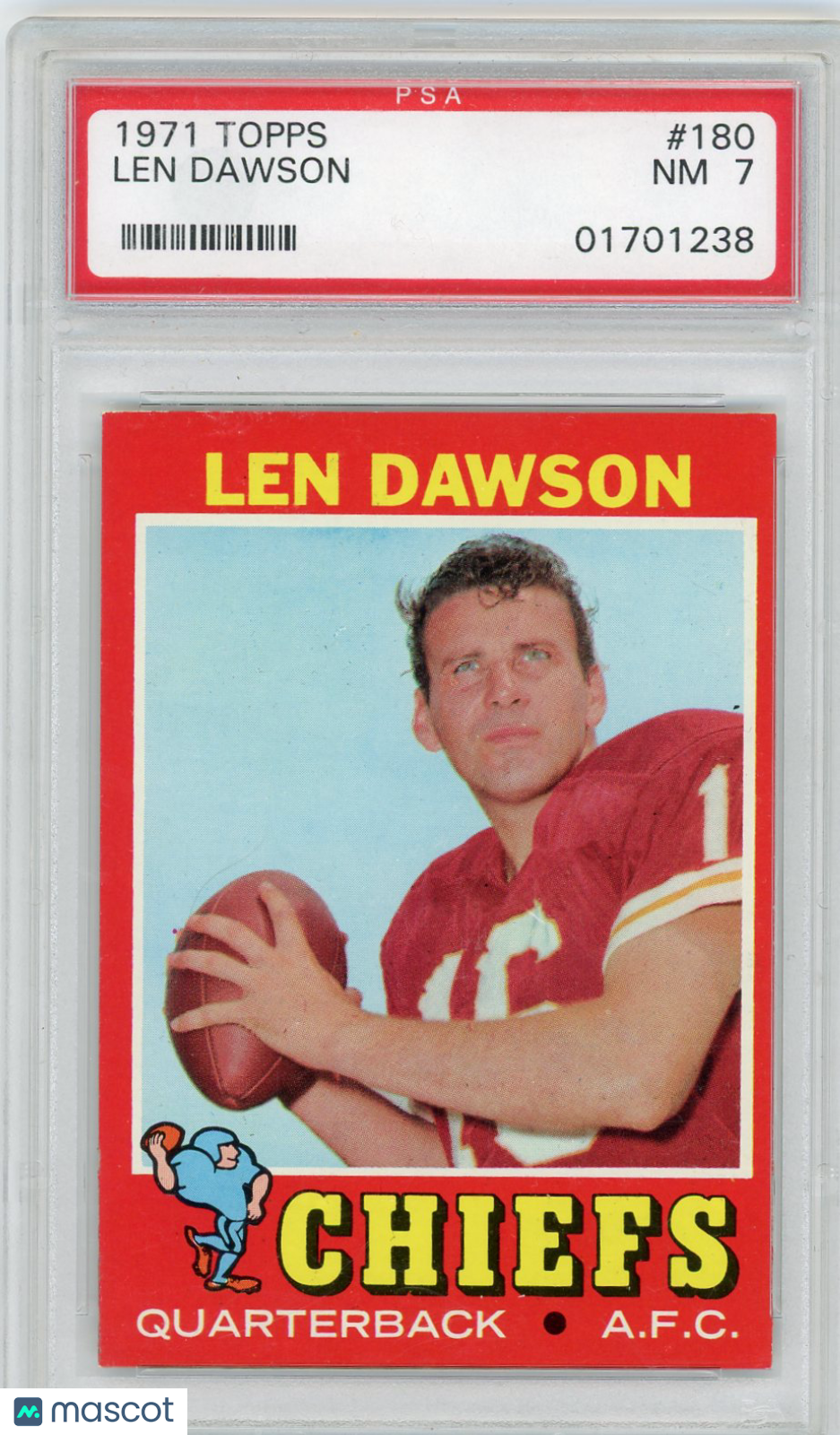 1971 Topps Len Dawson #180 PSA 7