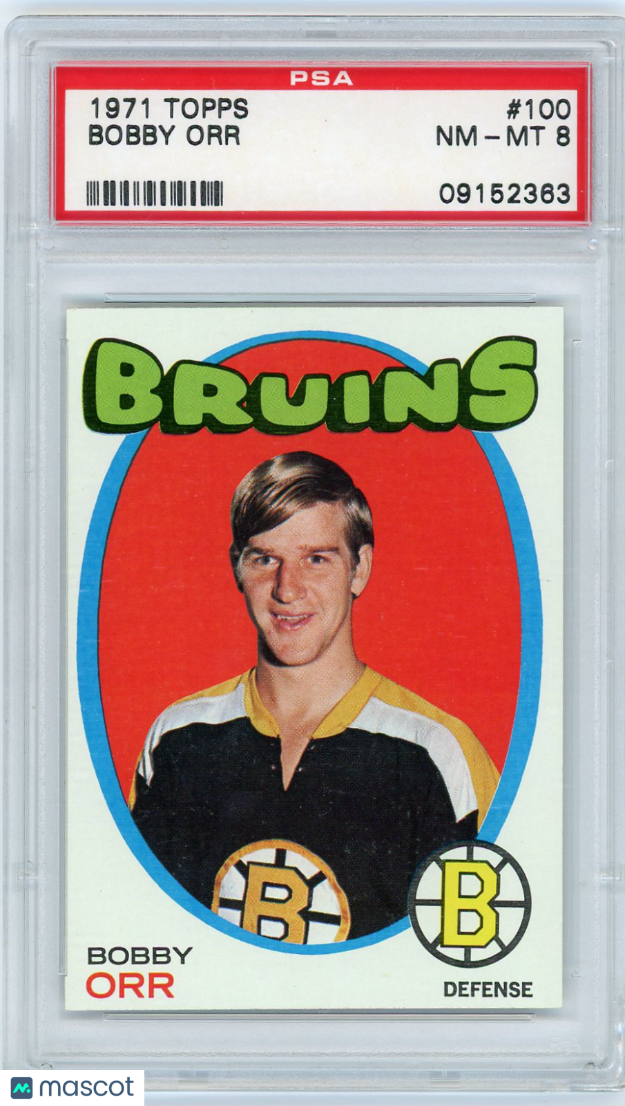 1971 Topps Bobby Orr #100 PSA 8