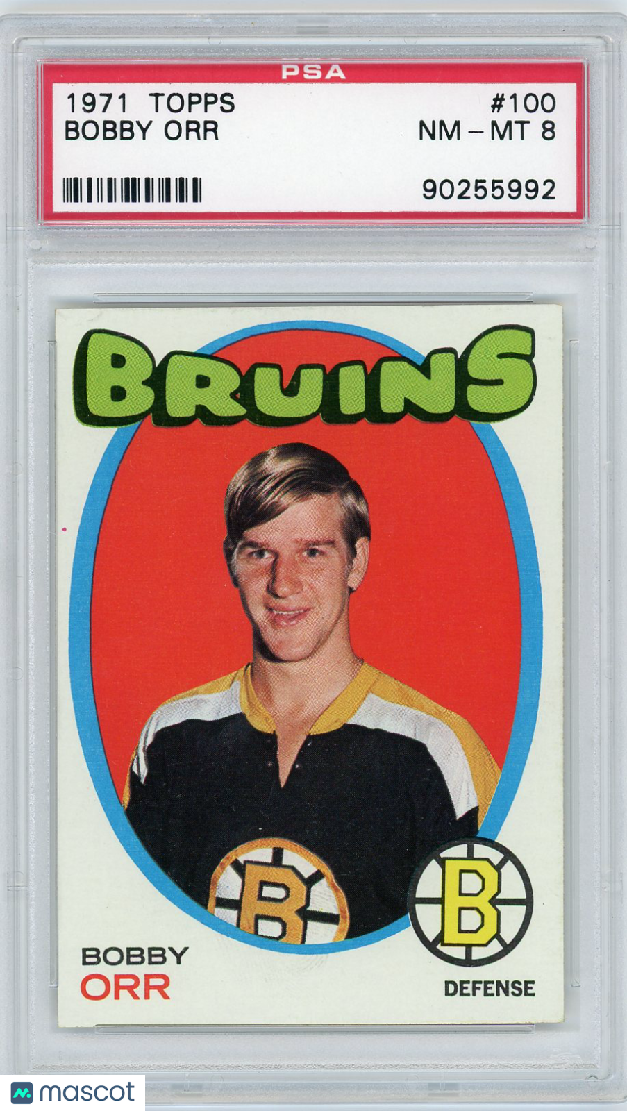 1971 Topps Bobby Orr #100 PSA 8