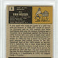 1971 Topps Bill Van Heusen #9 PSA 8