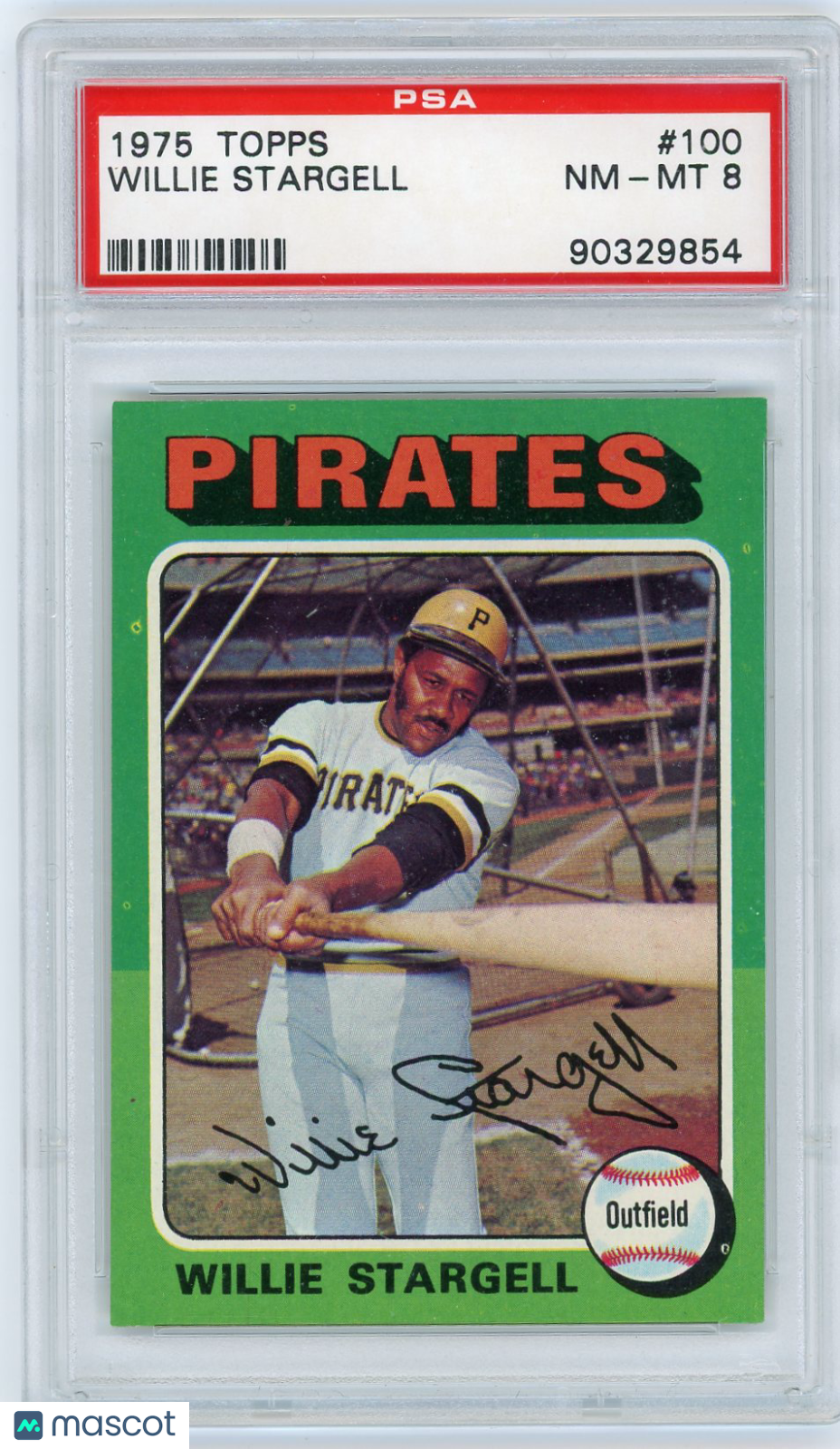 1975 Topps Willie Stargell #100 PSA 8