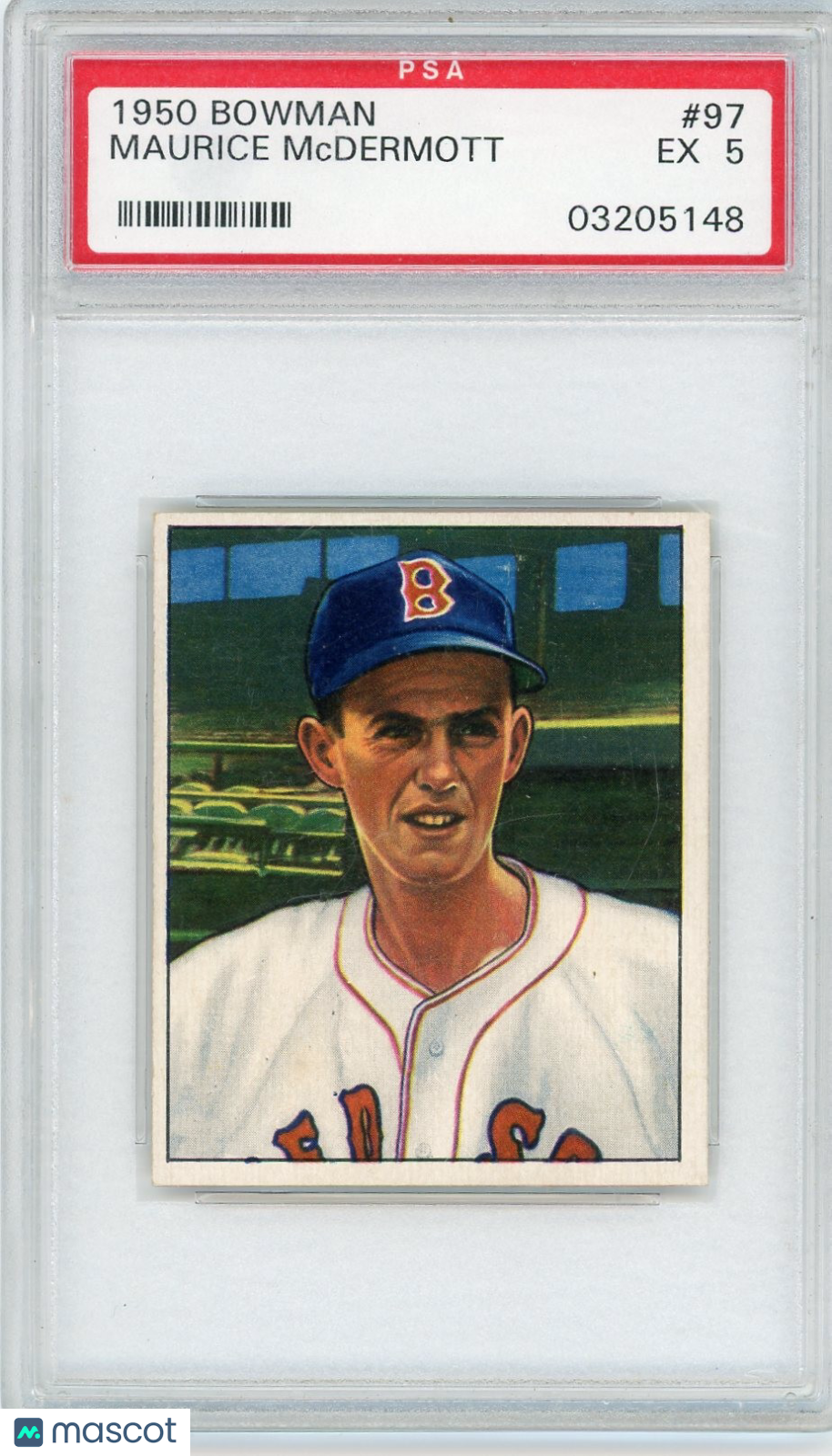 1950 Bowman Maurice Mcdermott #97 PSA 5