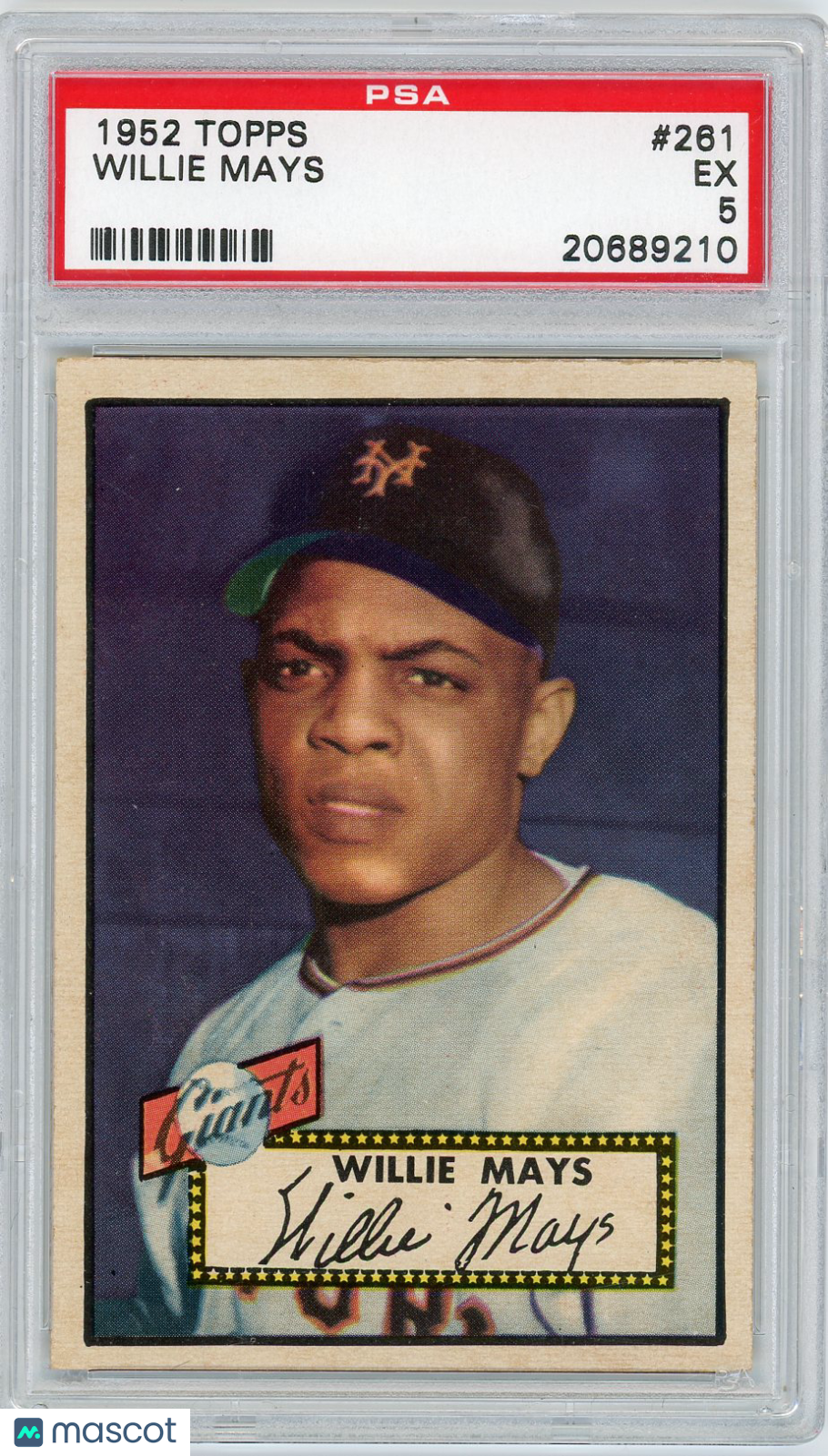 1952 Topps Willie Mays #261 PSA 5