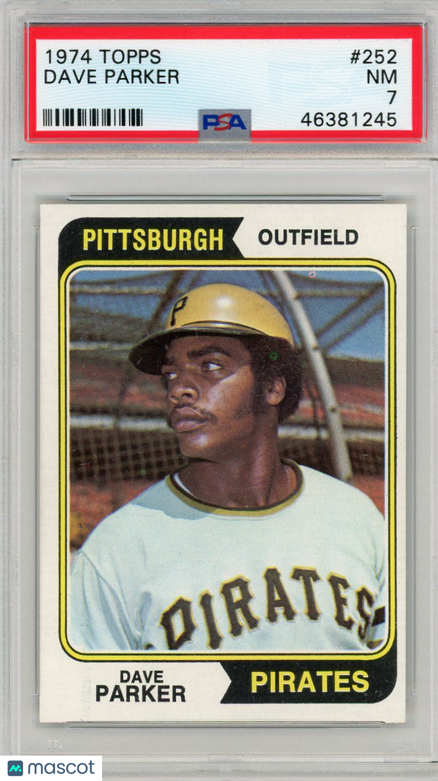 1974 Topps Dave Parker #252 PSA 7