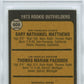 1973 Topps Rookie Outfielders #606 Matthews Paciorek Roque PSA 7
