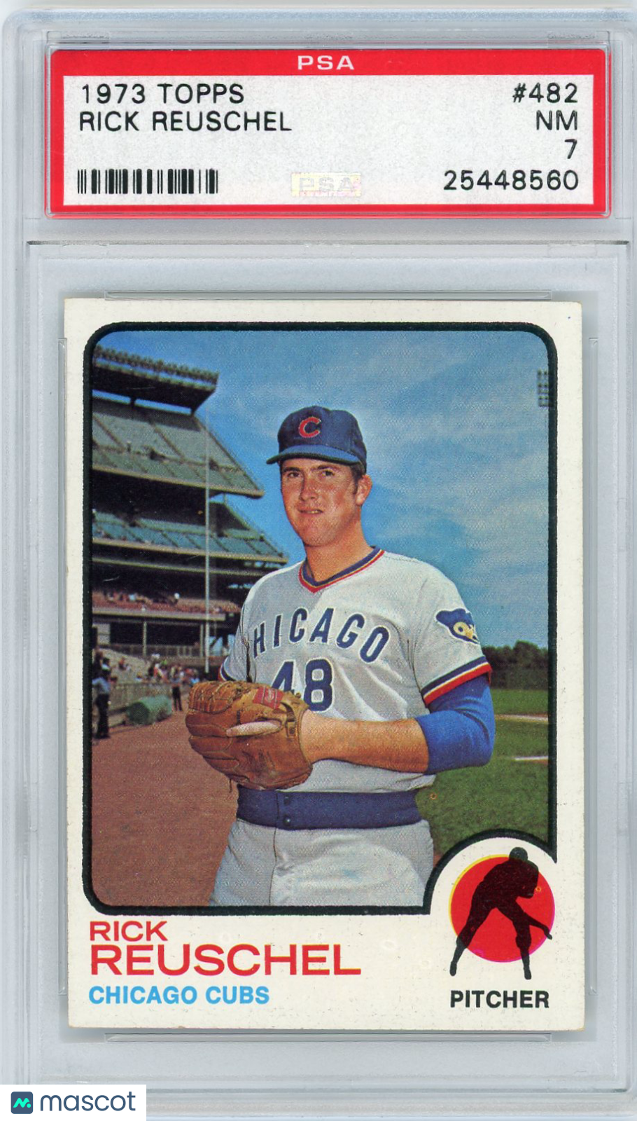 1973 Topps Rick Reuschel #482 PSA 7