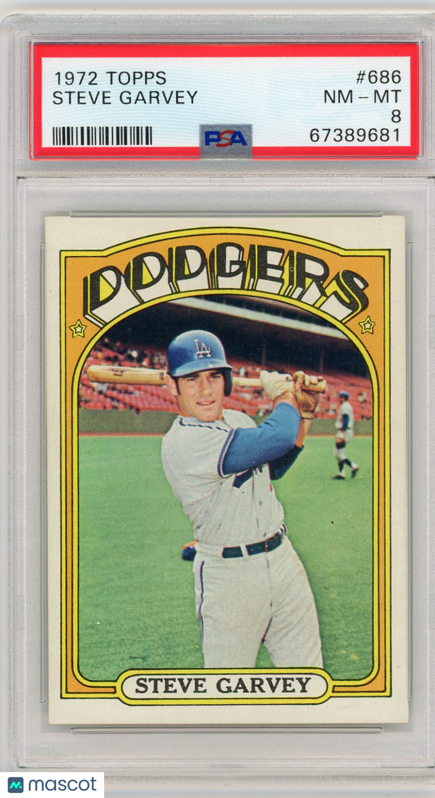 1972 Topps Steve Garvey #686 PSA 8