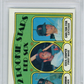 1972 Topps Red Sox Rookies #79 Garman Cooper Fisk PSA 8 Oc