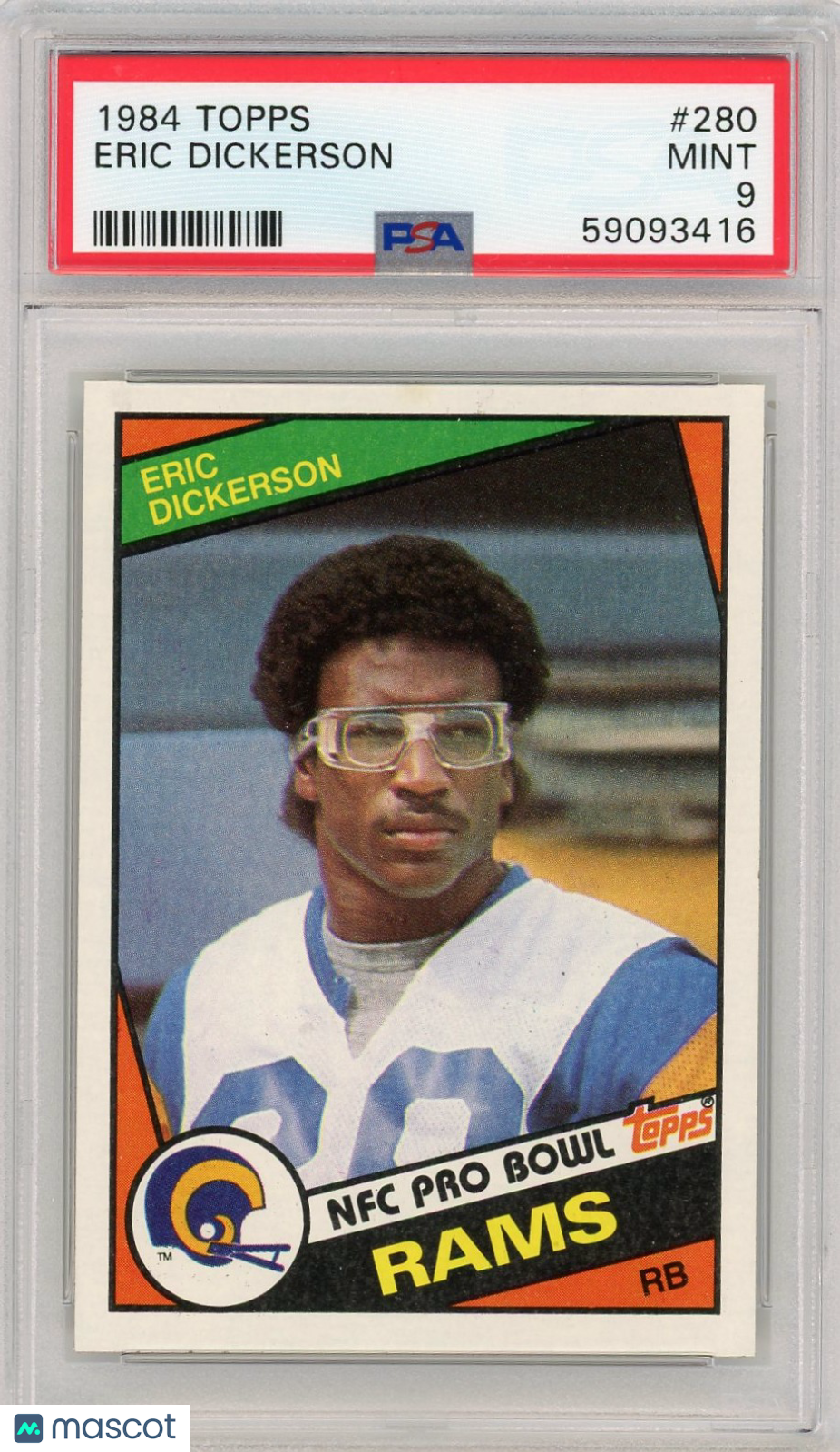 1984 Topps Eric Dickerson #280 PSA 9