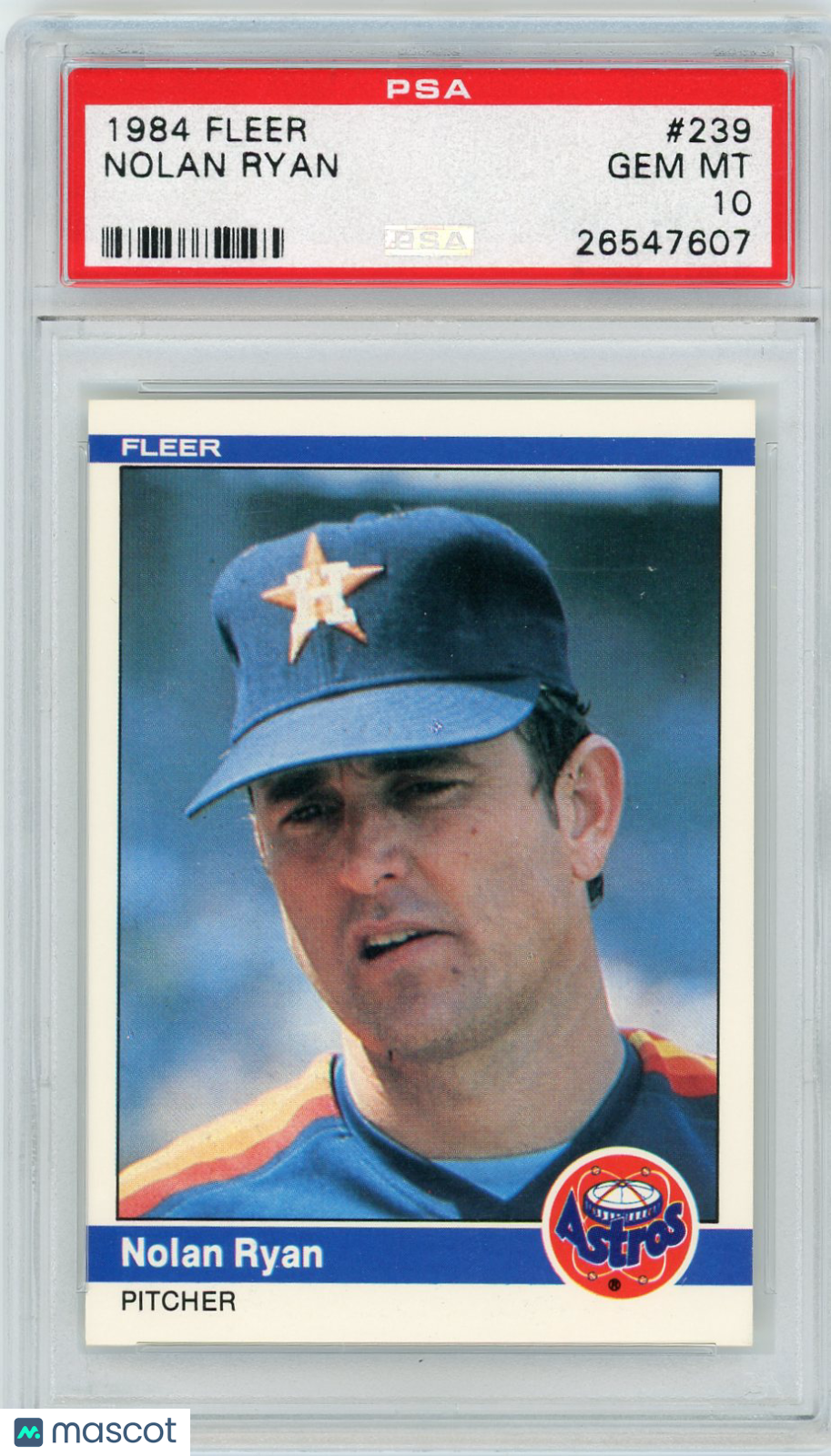 1984 Fleer Nolan Ryan #239 PSA 10