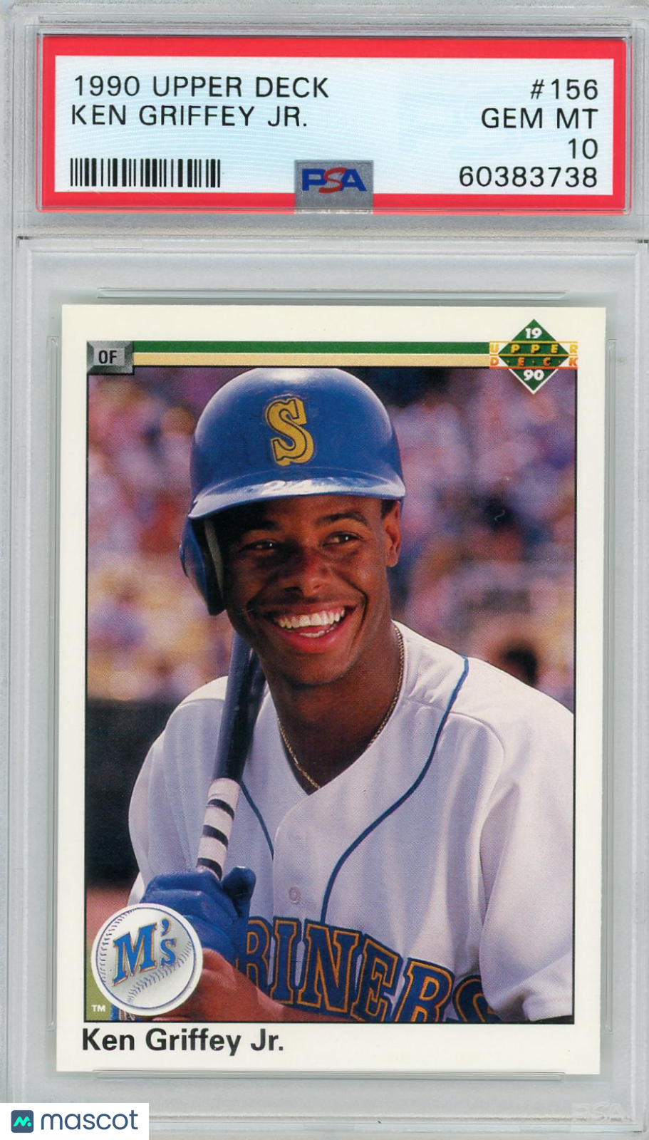 1990 Upper Deck Ken Griffey JR. #156 PSA 10