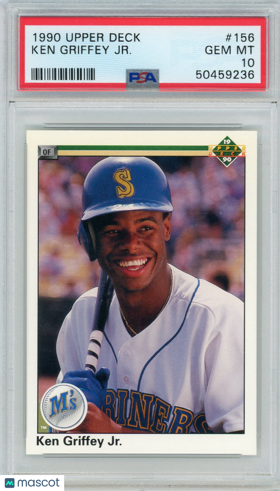 1990 Upper Deck Ken Griffey JR. #156 PSA 10