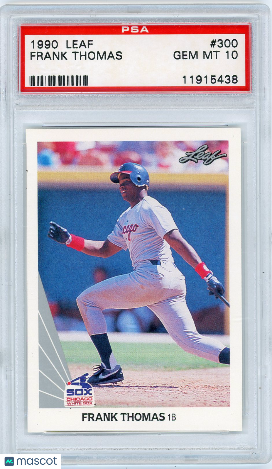 1990 Leaf Frank Thomas #300 PSA 10