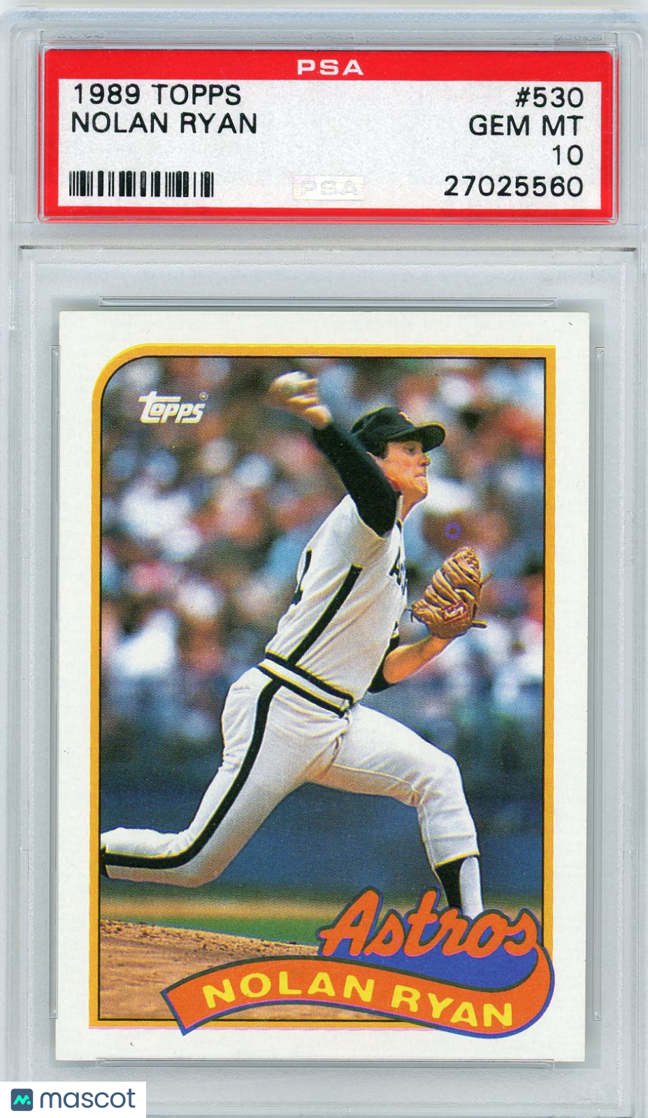 1989 Topps Nolan Ryan #530 PSA 10