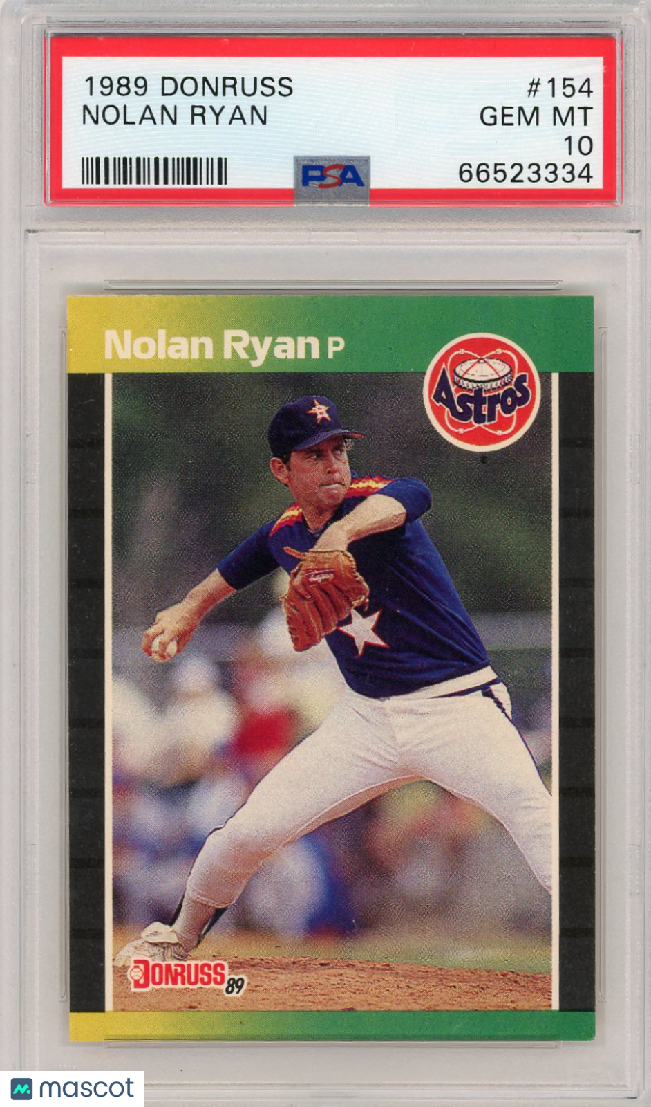 1989 Donruss Nolan Ryan #154 PSA 10