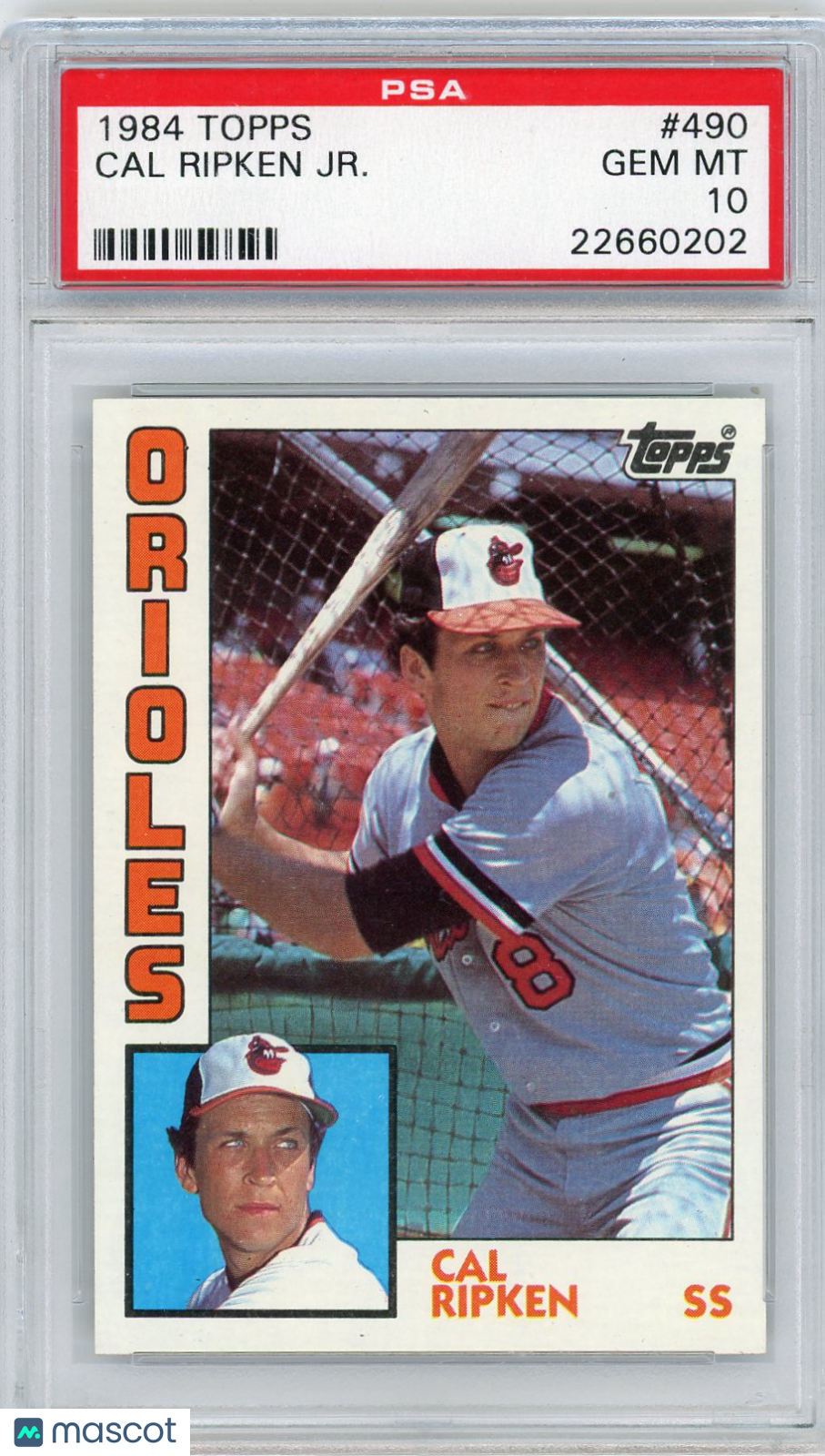 1984 Topps Cal Ripken JR. #490 PSA 10
