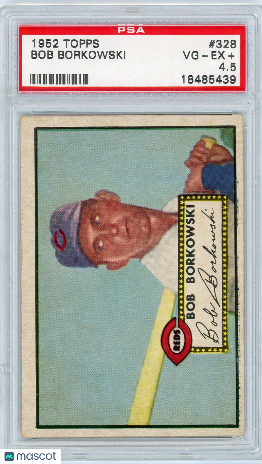 1952 Topps Bob Borkowski #328 PSA 4.5