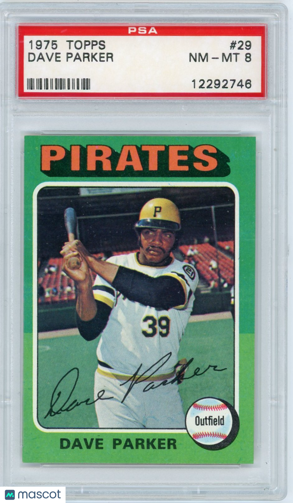 1975 Topps Dave Parker #29 PSA 8
