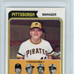 1974 Topps Pirates MGR. #489 Coaches PSA 9