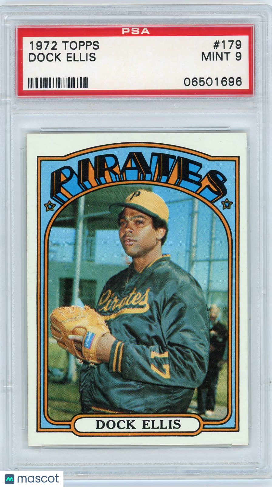 1972 Topps Dock Ellis #179 PSA 9