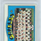 1972 Topps Orioles Team #731 PSA 9