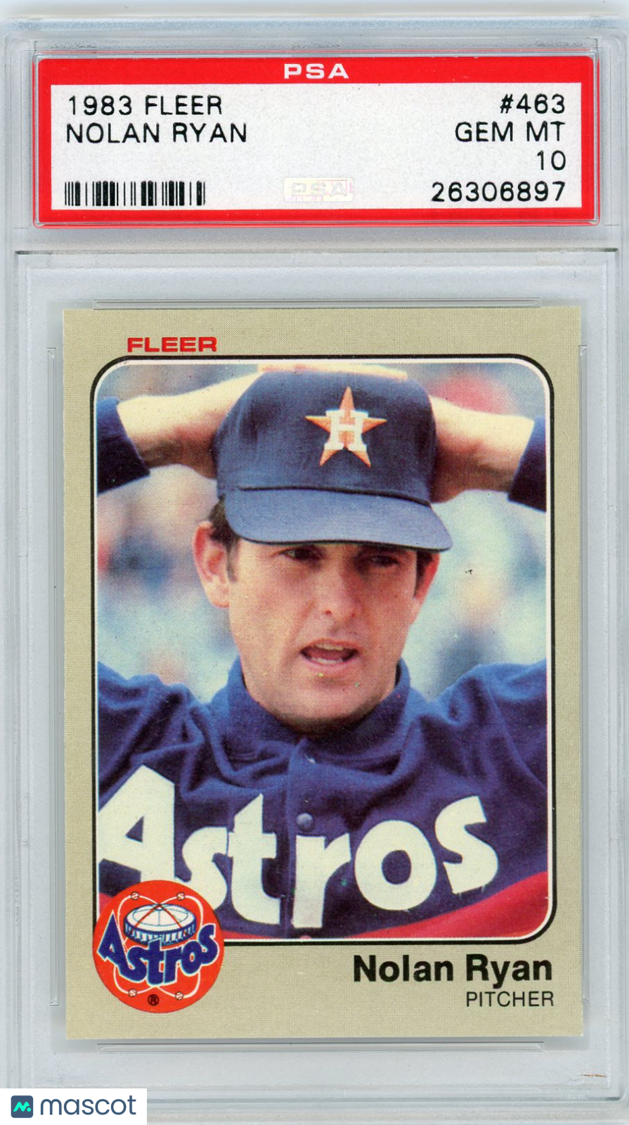 1983 Fleer Nolan Ryan #463 PSA 10