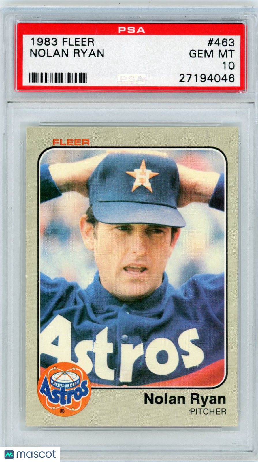 1983 Fleer Nolan Ryan #463 PSA 10