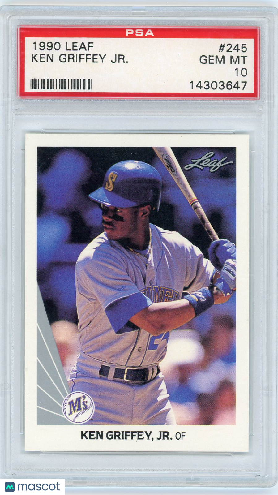 1990 Leaf Ken Griffey JR. #245 PSA 10