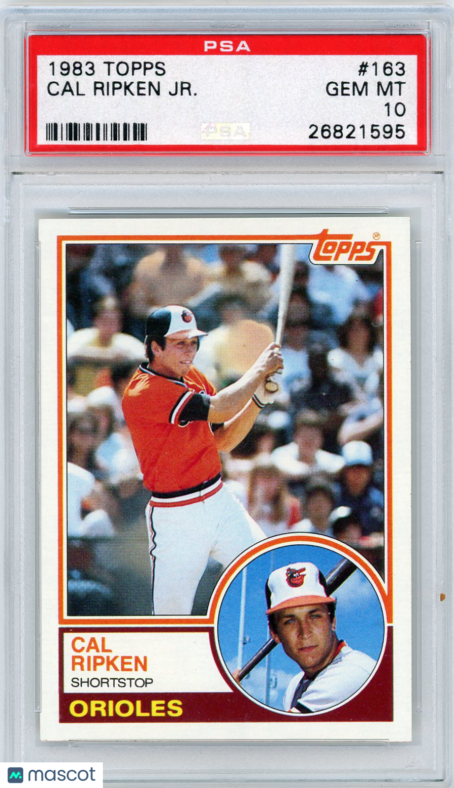 1983 Topps Cal Ripken JR. #163 PSA 10