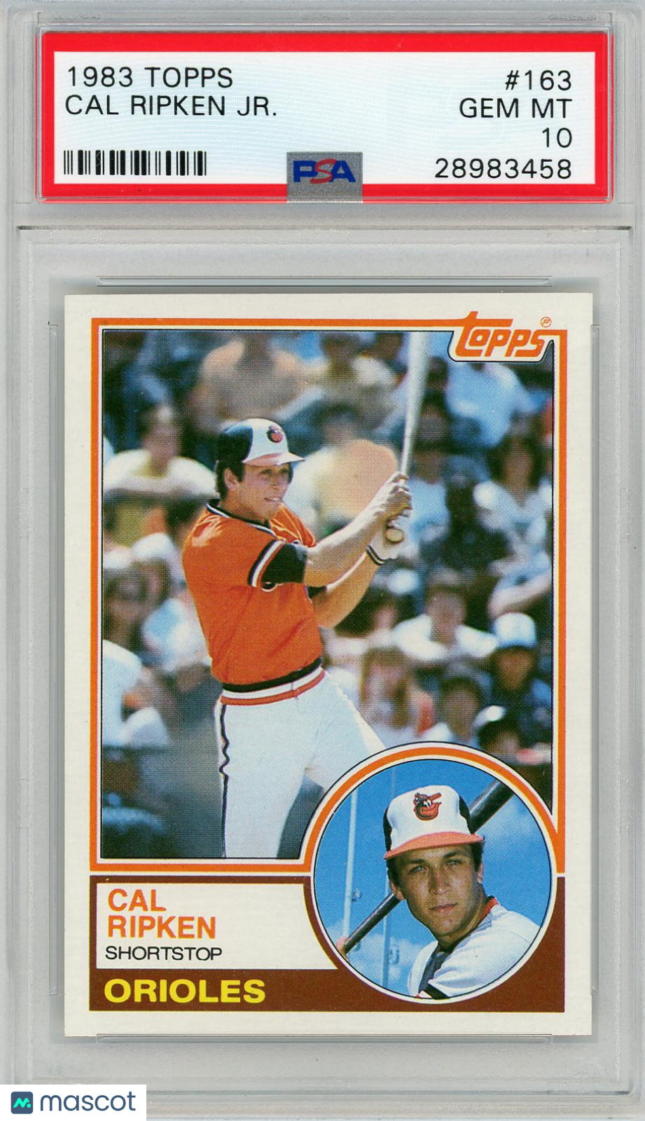 1983 Topps Cal Ripken JR. #163 PSA 10