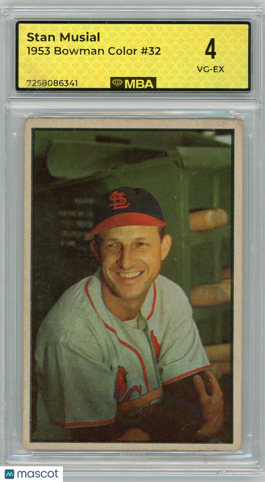 1953 Bowman Color Stan Musial #32 MBA 4