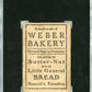 1911 Weber Bakery (D304) Honus Wagner SGC 1