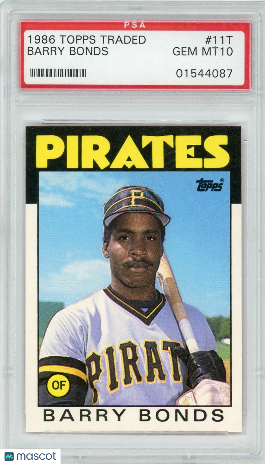 1986 Topps Traded Barry Bonds #11T PSA 10