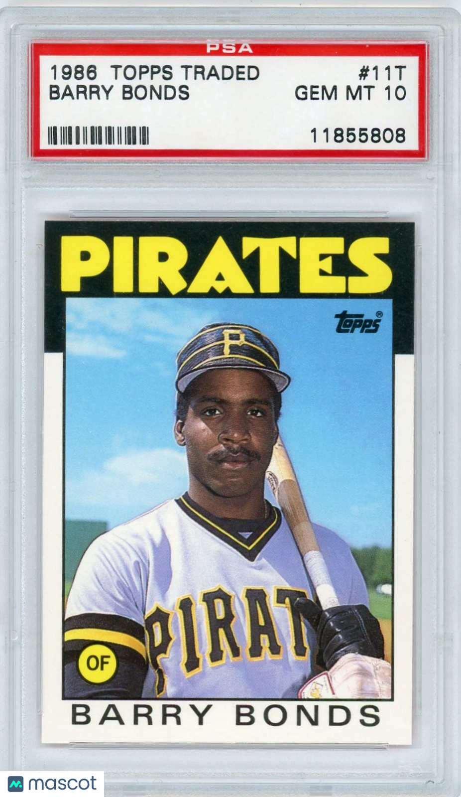 1986 Topps Traded Barry Bonds #11T PSA 10
