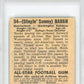 1948 Leaf Sammy Baugh #34 Maroon Jersey PSA 4