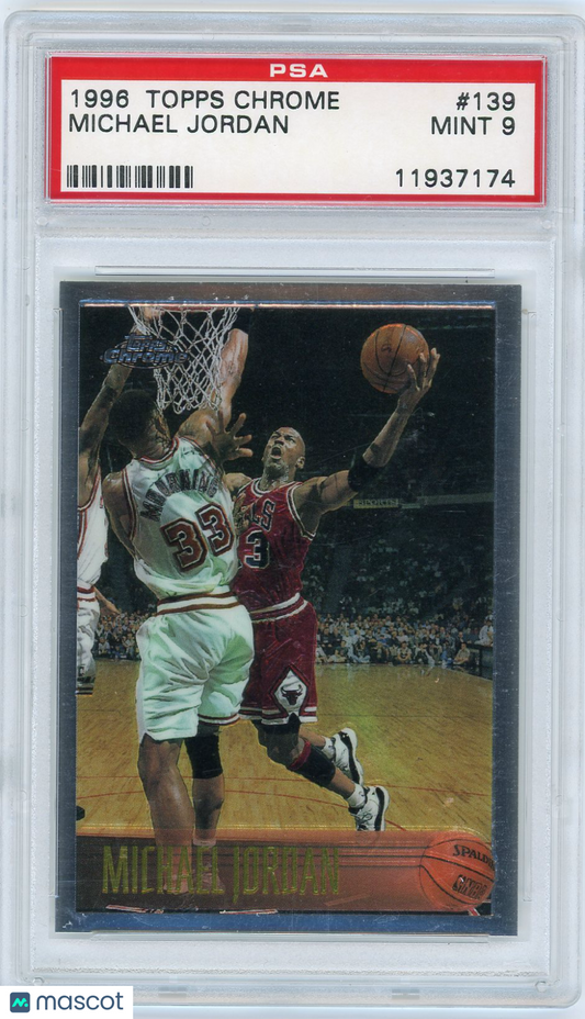 1996 Topps Chrome Michael Jordan #139 PSA 9