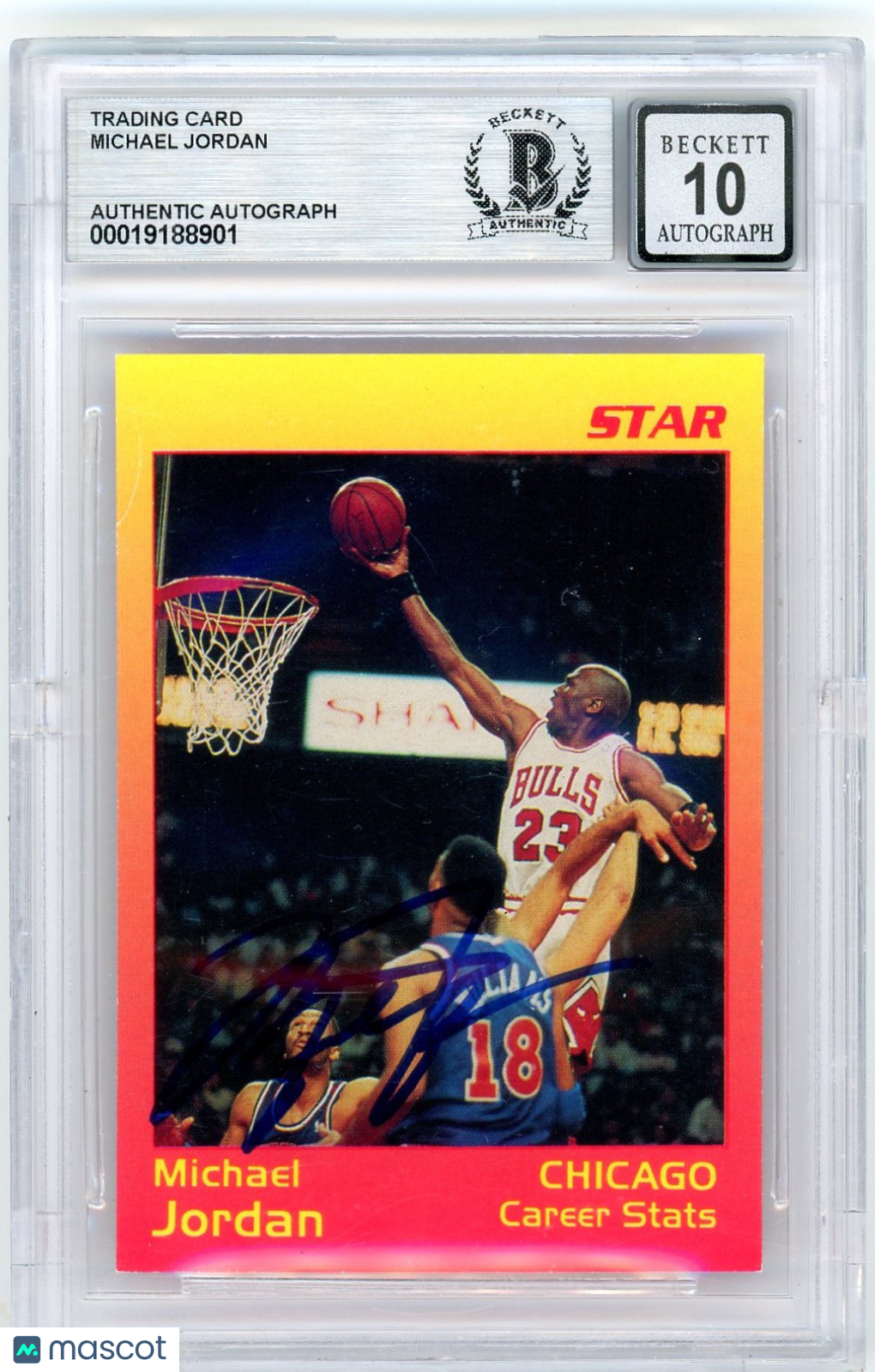 Michael Jordan BGS Authentic BAS Auto 10